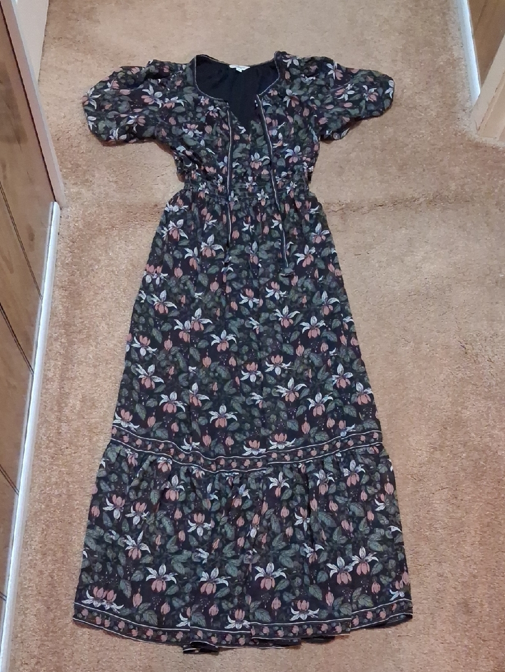 Max Studio Black Dress with Subtle Trim